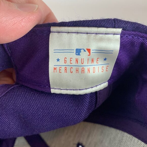 Arizona Diamondbacks MLB Vintage Purple Twins Enterprise Strapback Hat - Picture 6 of 6